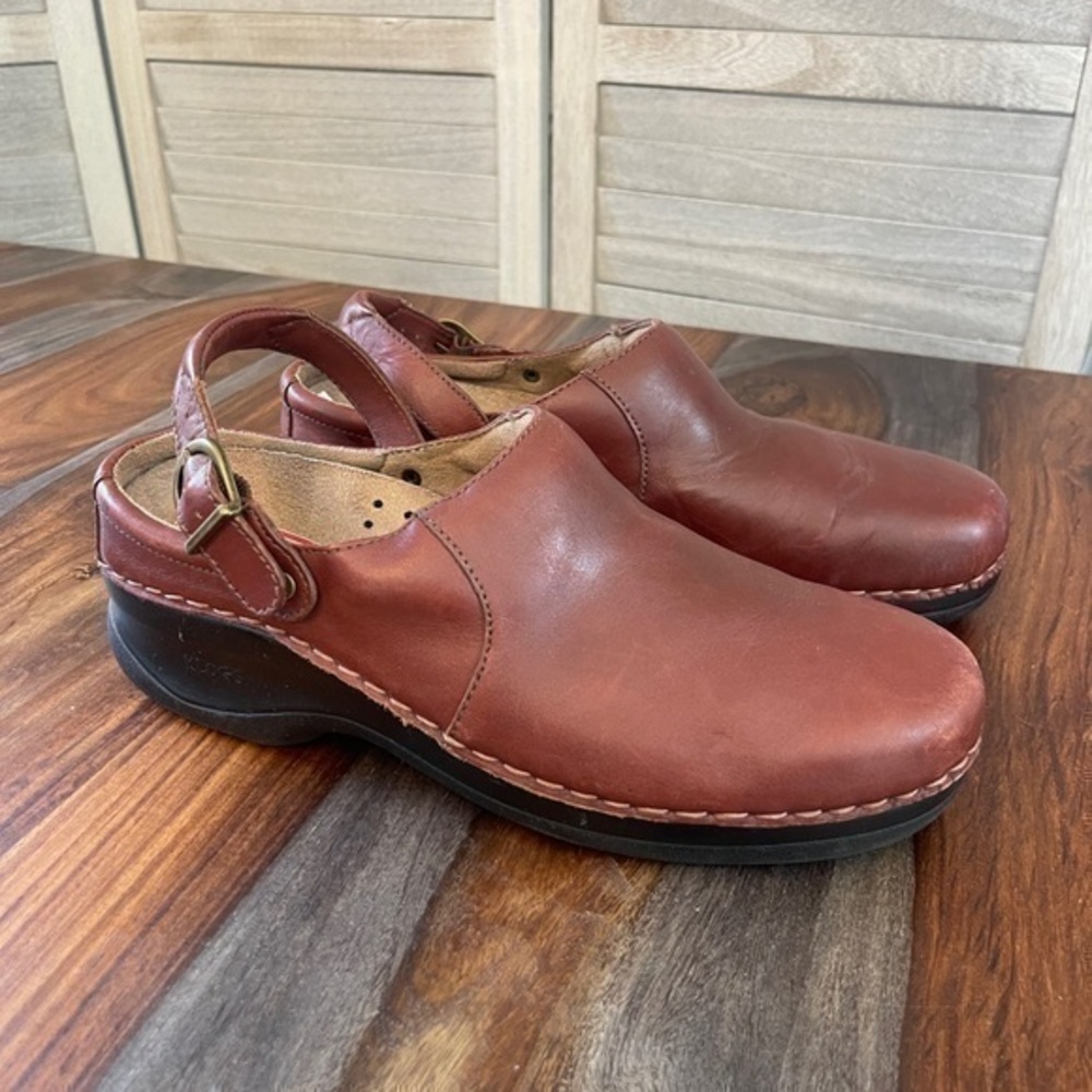 Klogs USA Leather Strap Back Shoes Size 9